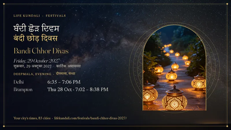 Bandi Chhor Divas 2027