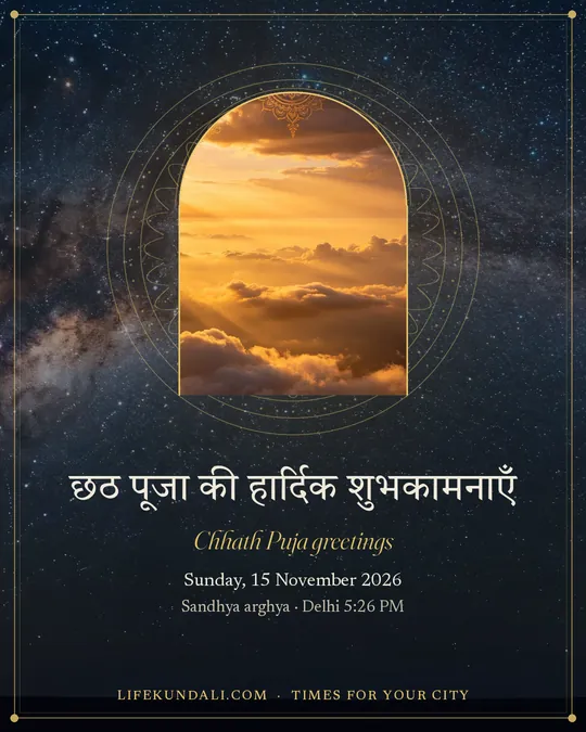 Chhath Puja greetings: greeting post, Chhath Puja 2026