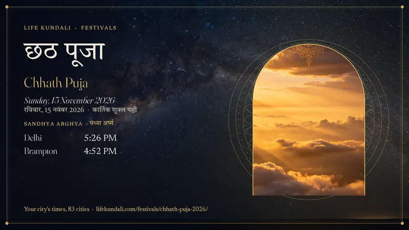 Chhath Puja 2026