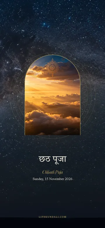 Chhath Puja 2026 phone wallpaper