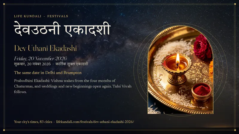 Dev Uthani Ekadashi 2026