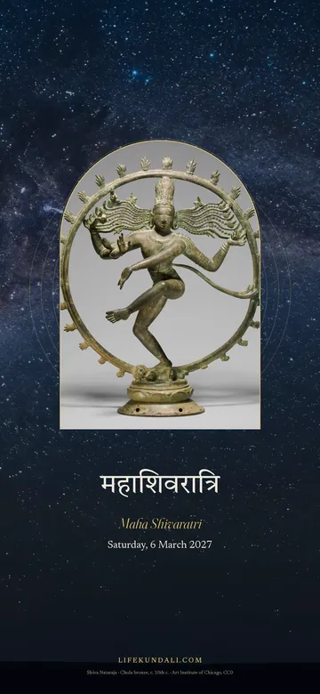 Maha Shivaratri 2027 phone wallpaper