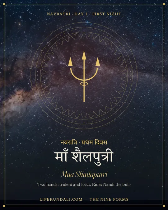 Maa Shailaputri, day 1 of Navratri