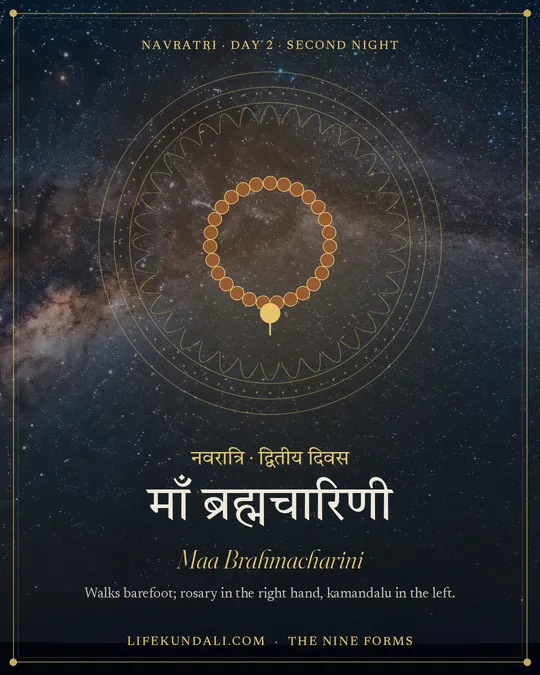Maa Brahmacharini, day 2 of Navratri