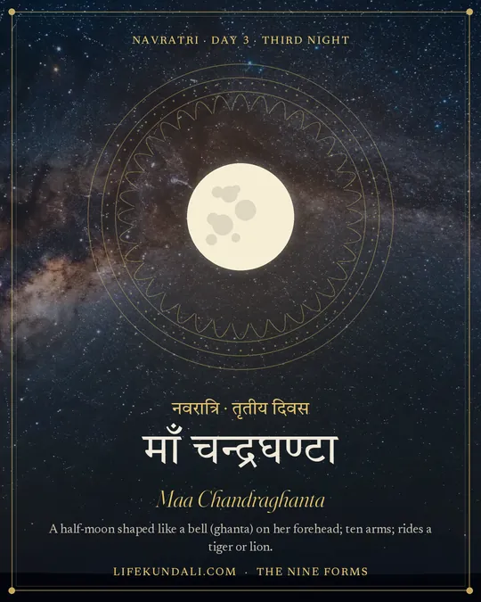 Maa Chandraghanta, day 3 of Navratri
