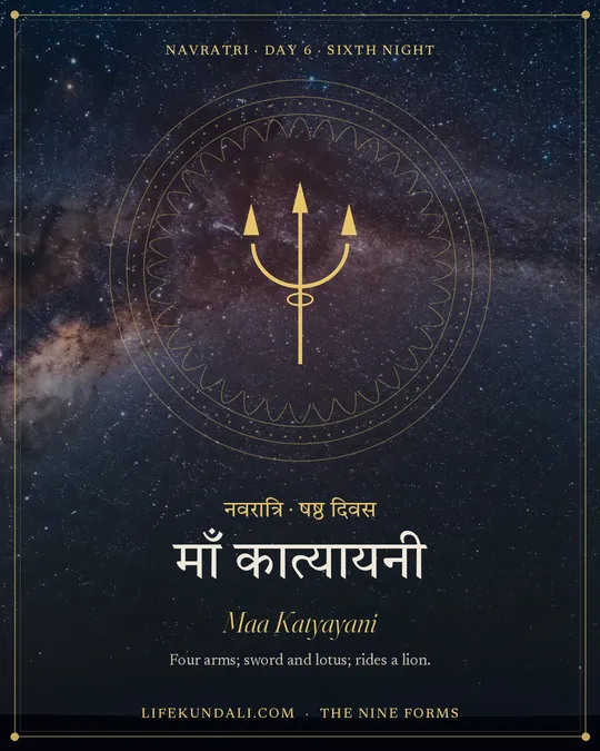 Maa Katyayani, day 6 of Navratri