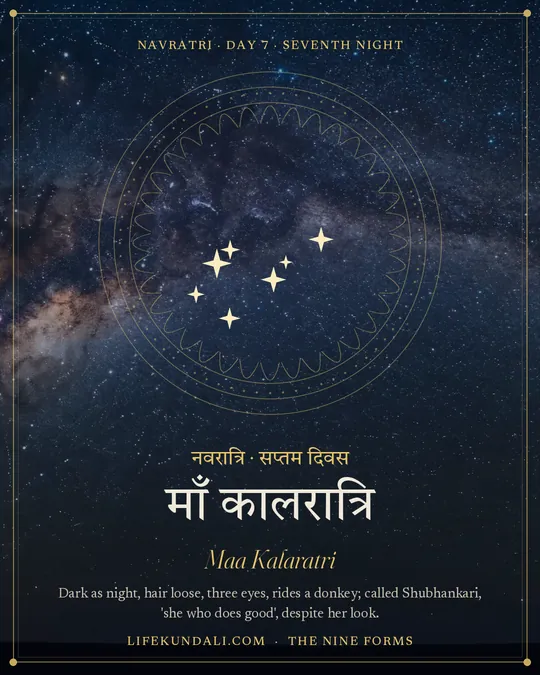 Maa Kalaratri, day 7 of Navratri