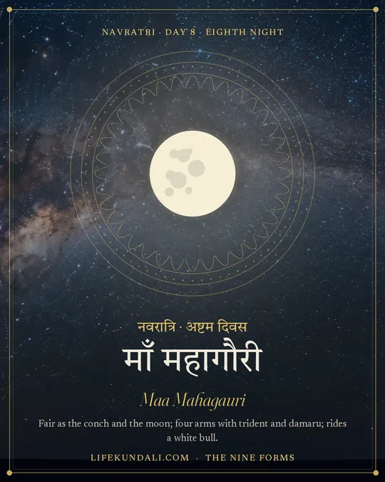 Maa Mahagauri, day 8 of Navratri