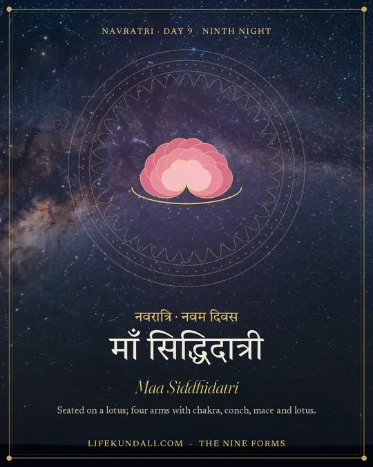 Maa Siddhidatri, day 9 of Navratri