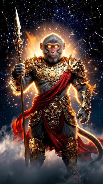 Monkey warrior